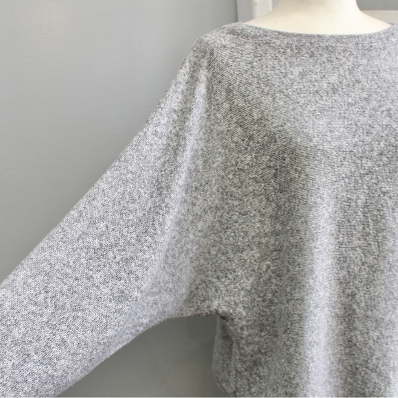 Ralph Lauren Women's Gray Dolman Long Sleeve Boatneck Knit Sweater Size Large - Picture 4 of 7